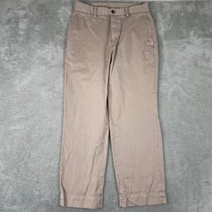 Brooks Brothers Chino Pants Mens 32x30 (Fits 30x29.5) Khaki Cotton Twill Preppy